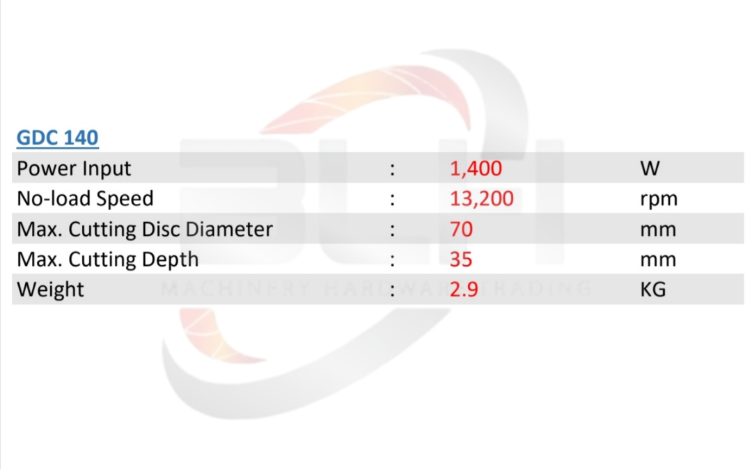 GDC140 (06013A40L0/06013A00L0)